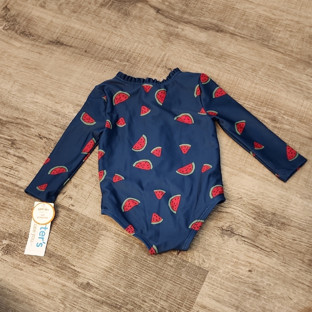 Cat & Jack Watermelon Rashguard - Picture 3 of 3